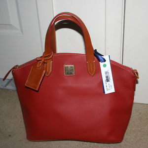 Dooney & Bourke Eva Satchel -Ev211 Brick Rusty Red
